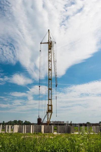 Construcción de edificios residenciales — Foto de Stock