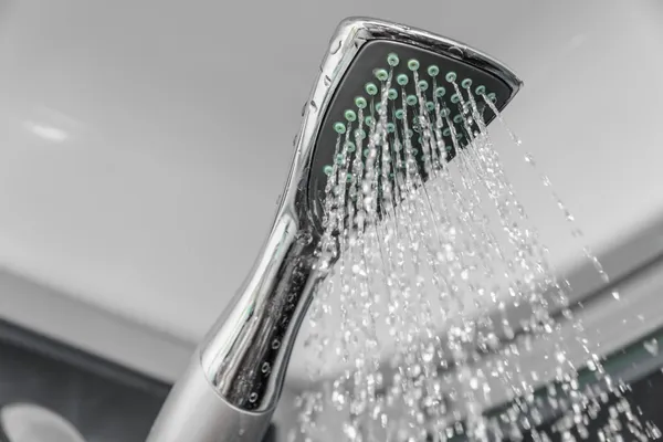 Shower in a bathroom — Stock Photo, Image