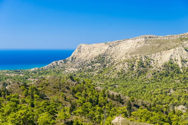 View of the sea from a height — Stock Photo, Image