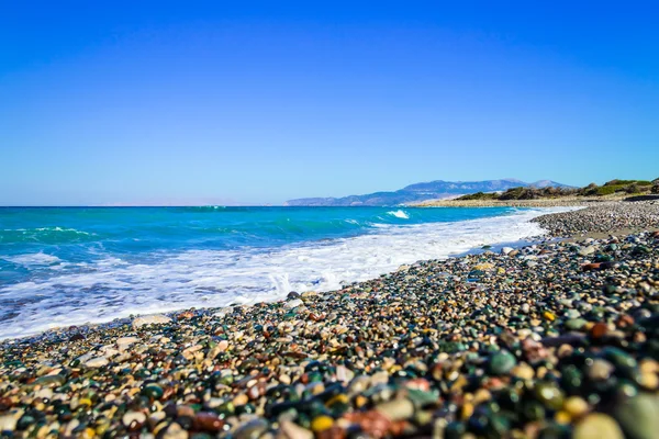 Deserted beach sea — Stock Photo, Image