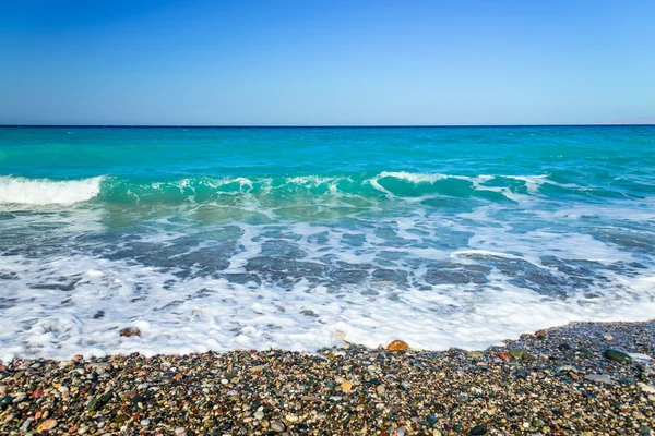 Plage déserte mer — Photo