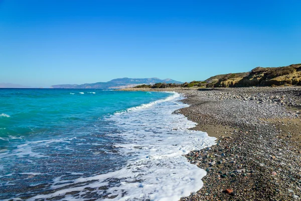 Deserted beach sea — Stock Photo, Image