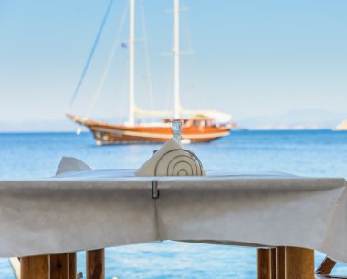 Kafeden Deniz Manzaralı
