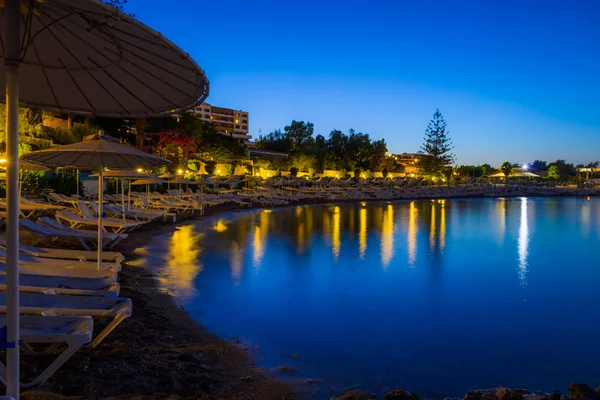 Beach at night — Stock Photo, Image