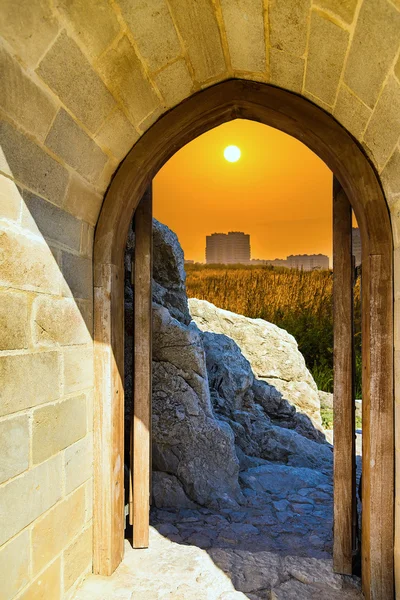 Arco na fortaleza — Fotografia de Stock