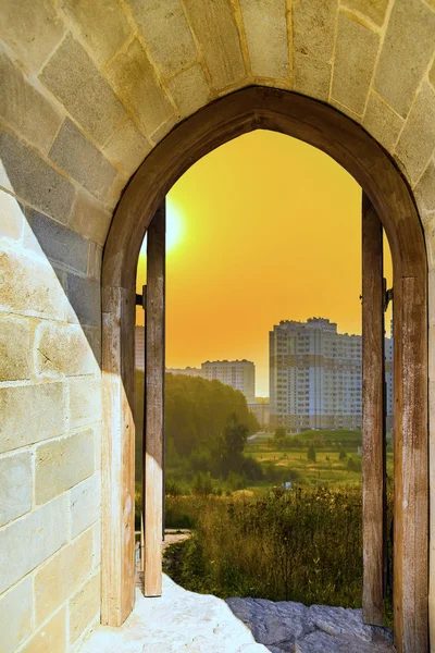 Arco na fortaleza — Fotografia de Stock