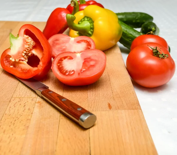 Pimenta búlgara vermelha — Fotografia de Stock