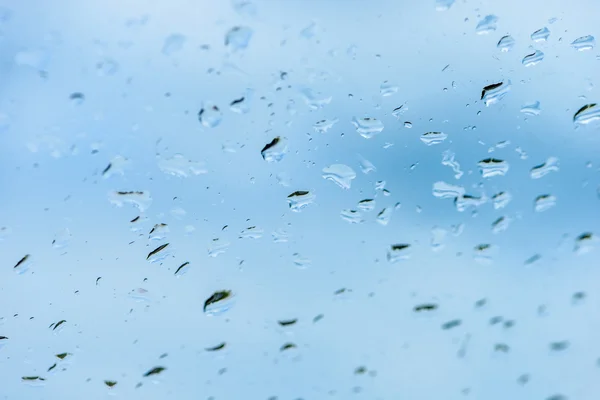 Chuva no vidro — Fotografia de Stock