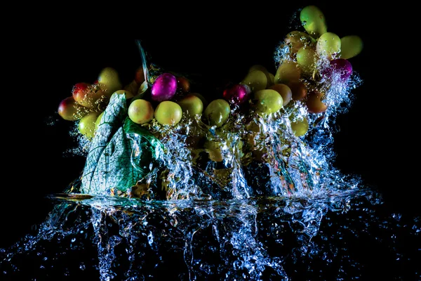 Abstract grapes in water — Stock Photo, Image