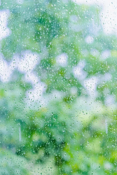 Lluvia sobre el vidrio —  Fotos de Stock
