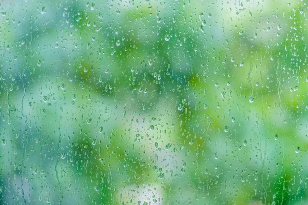 Pioggia sul vetro — Foto Stock