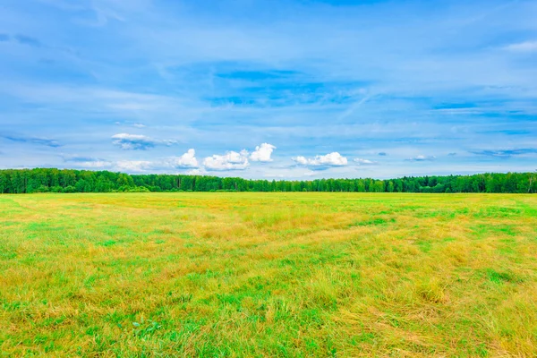 Prairielandschap en lucht — Stockfoto