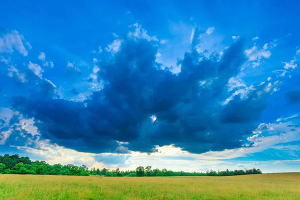 Prairie landscape and sky — Stock Photo, Image