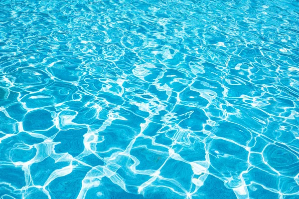 Piscine Eau Bleue Abstrait Forme Fond — Photo