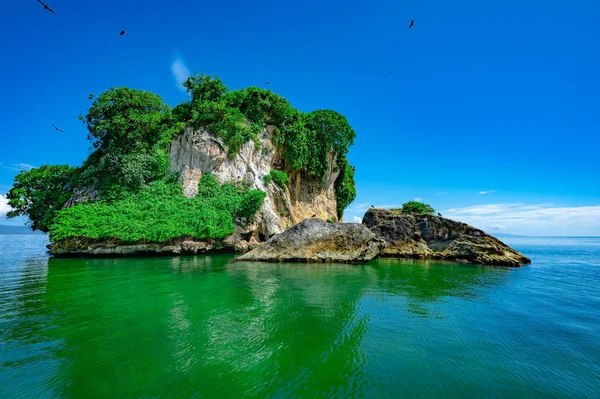 Uninhabited Bird Nesting Islands Preserve Dominican Republic — Stock Photo, Image