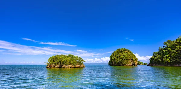 Unbewohnte Vogelnistinseln Naturschutzgebiet Der Dominikanischen Republik — Stockfoto