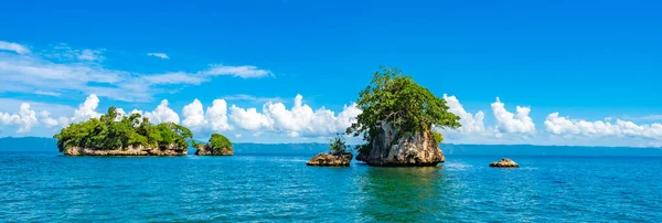 Необитаемые Острова Гнездования Птиц Заповеднике Доминиканской Республики — стоковое фото