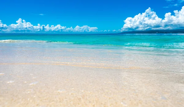 Пейзаж Рай Пляж Bokardi Острова Песчаный Берег Залива Против Неба — стоковое фото