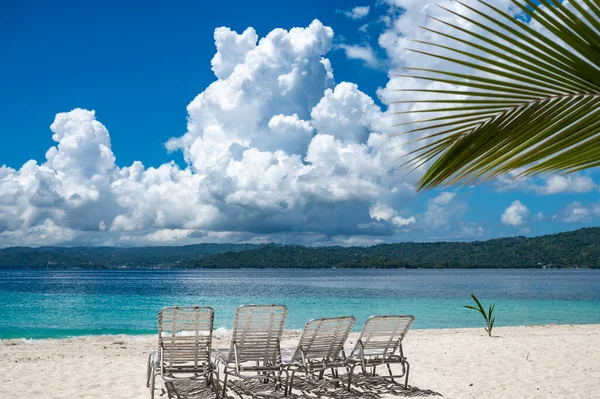 Paradies Strand Samana Halbinsel Dominikanische Republik — Stockfoto