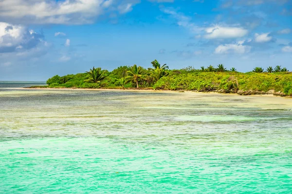 Liten Obebodd Catalinita Karibiska Havet Nära Dominikanska Republiken — Stockfoto