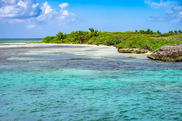 Pequeña Isla Deshabitada Catalinita Mar Caribe Cerca República Dominicana —  Fotos de Stock