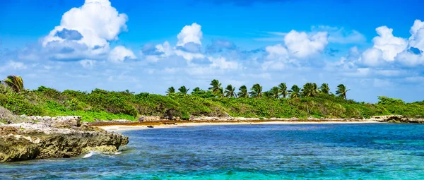 Pequeña Isla Deshabitada Catalinita Mar Caribe Cerca República Dominicana — Foto de Stock