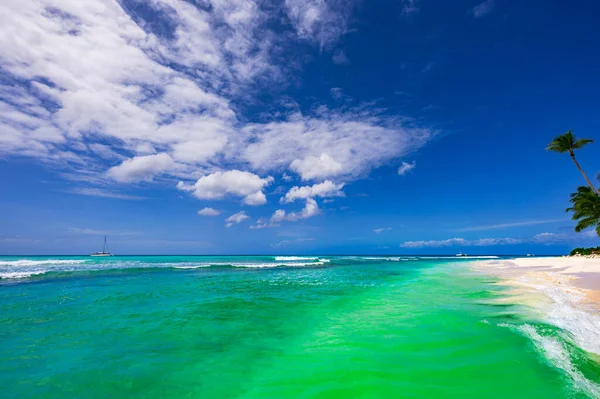 マジックは パラダイス ビーチ カリブ海リゾート ドミニカ共和国の場所します — ストック写真