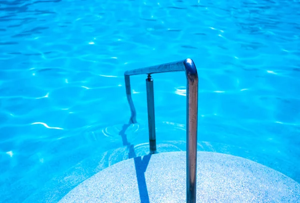 Ladder Stainless Steel Basin Water Drops — Stock Photo, Image