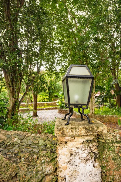 Ancient Arch Built Stone Village Altos Chavon — Stok fotoğraf