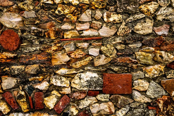 Parede Dos Edifícios Antigos Fundo Pedra — Fotografia de Stock