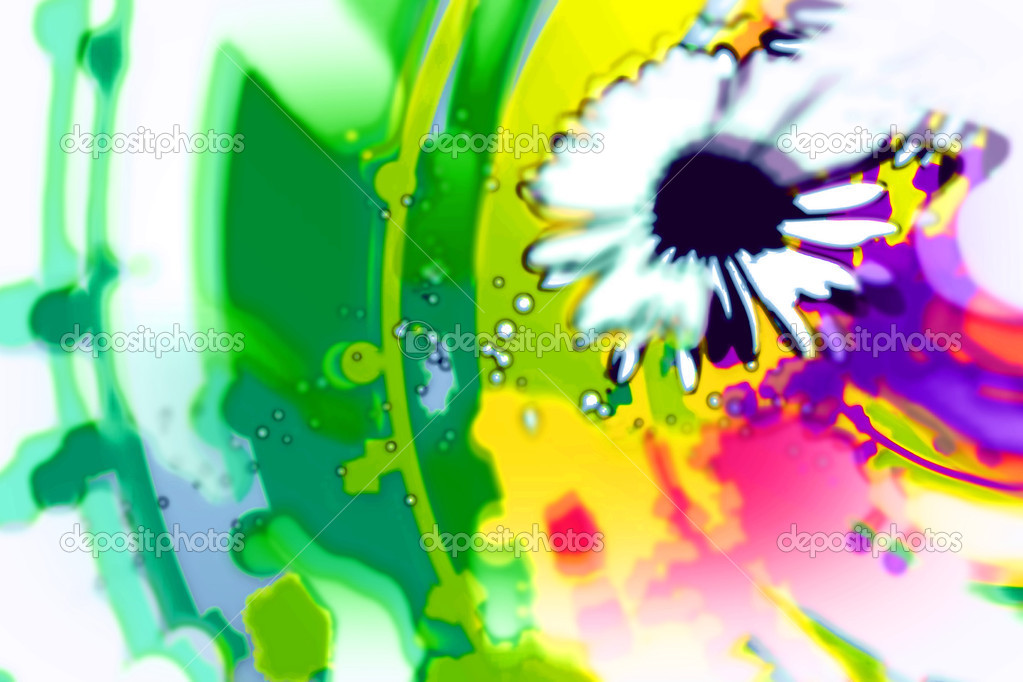 Abstract color design art
