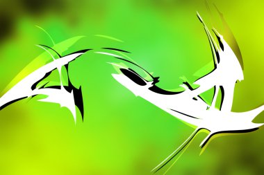 soyut sanat tasarımı eğlenceli bir renk