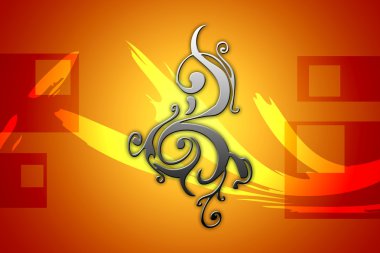 soyut sanat tasarımı eğlenceli bir renk