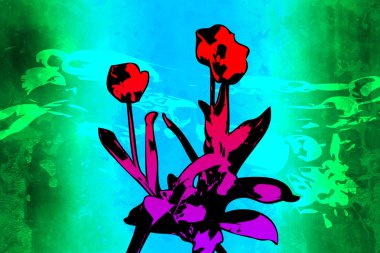 çiçek renk eğlenceli bir fikir