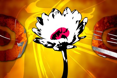 çiçek renk eğlenceli bir fikir