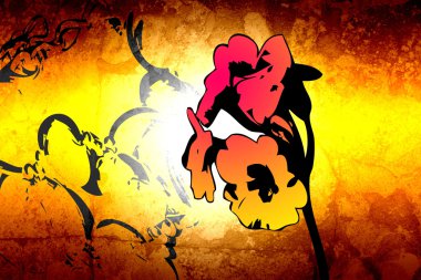 çiçek renk eğlenceli bir fikir