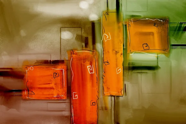 Pintura arte libre color idea fondo abstracto — Foto de Stock