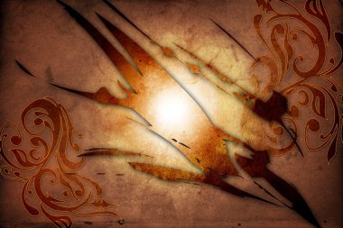 soyut sanat tasarımı eğlenceli bir renk