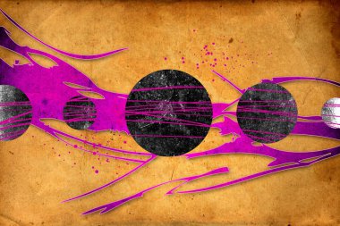 soyut sanat tasarımı eğlenceli bir renk