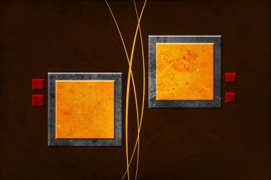 soyut sanat tasarımı eğlenceli bir renk