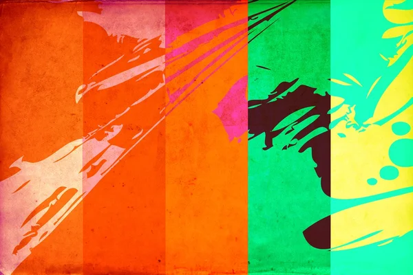 Abstrakte Kunst Design Spaß Farbe — Stockfoto
