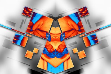 soyut sanat tasarımı eğlenceli bir renk