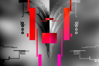 soyut sanat tasarımı eğlenceli bir renk