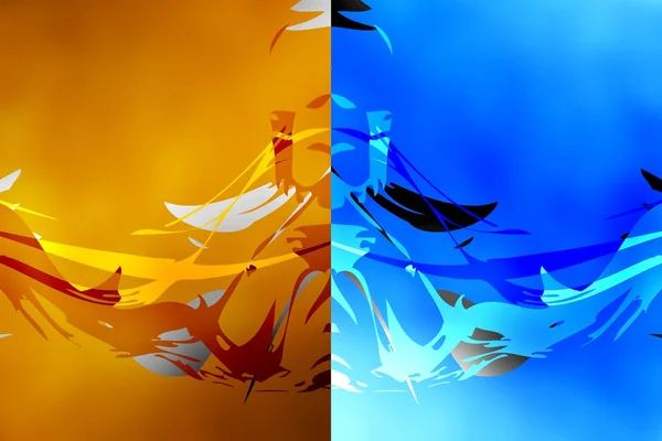 Diseño de arte abstracto divertido color —  Fotos de Stock