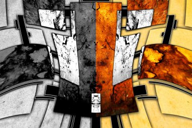 soyut sanat tasarımı eğlenceli bir renk