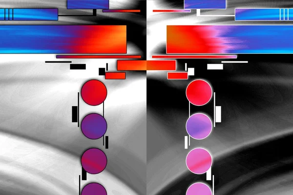 추상 미술 디자인 색상을 재미 있는 — 스톡 사진
