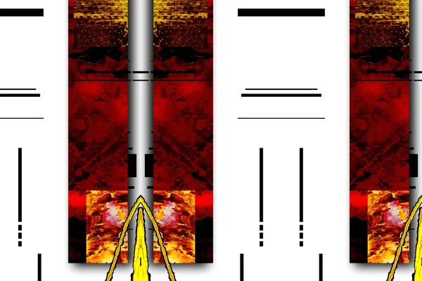 Abstrakt konstdesign kul färg — Stockfoto