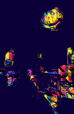 Lüks iç mekan, klasik yatak odası, iç mekan, eski, ortaçağ tarihi sanat illüstrasyonu antika eskiz.