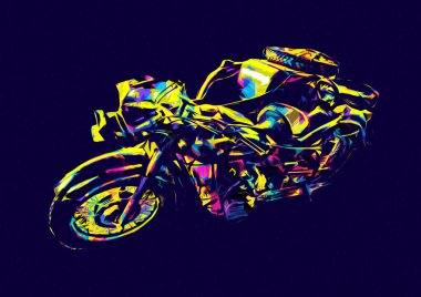 İkinci Dünya Savaşı 'ndan beri izole edilmiş beyaz bir geçmişi olan eski bir askeri motosiklet.