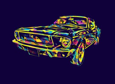 Eski klasik araba antika